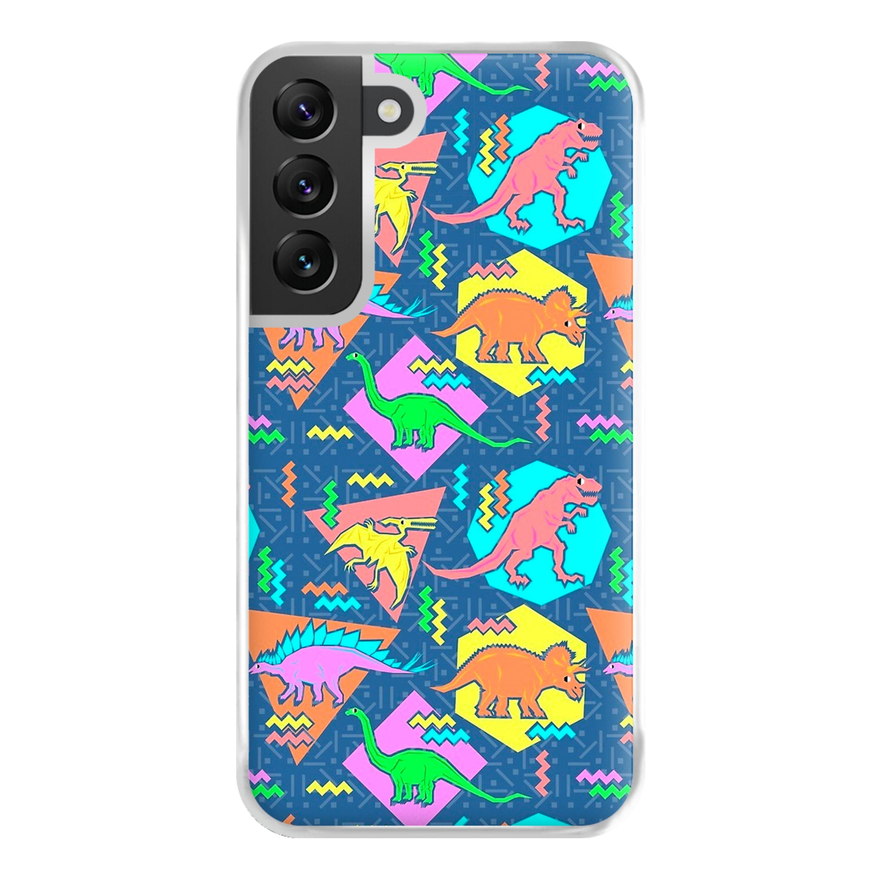 Nineties Dinosaurs Pattern Phone Case