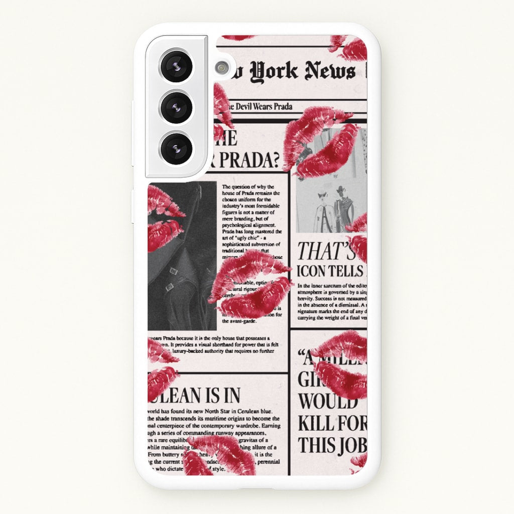 Headline Kisses Galaxy S21 Case