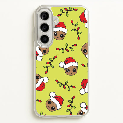 Christmas Tree Hero Pattern Galaxy A56 Case