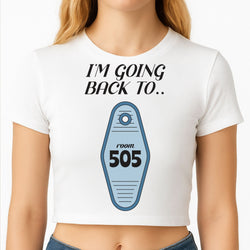 I'm Going Back To 505 Keyring Crop Top