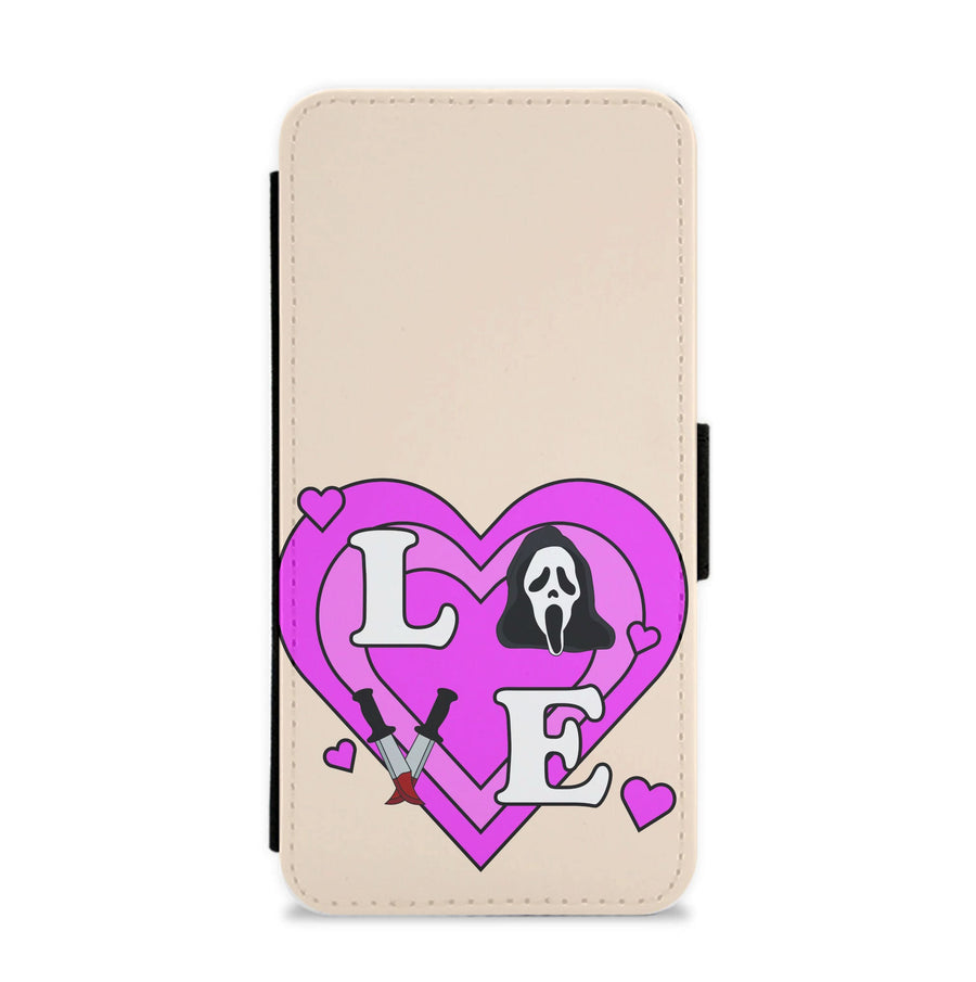 Love Ghost Flip / Wallet Phone Case