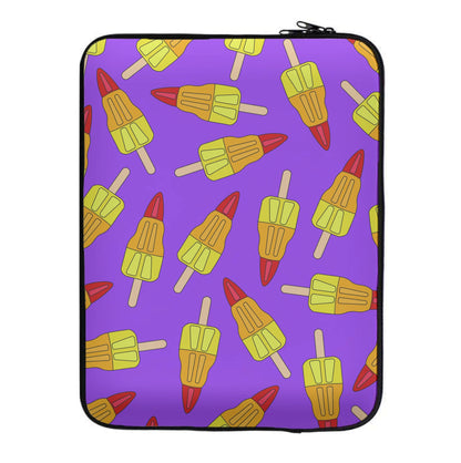 Rockets - Ice Cream Patterns Laptop Sleeve