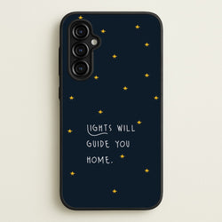 Lights Will Guide You Home Galaxy A54 Case