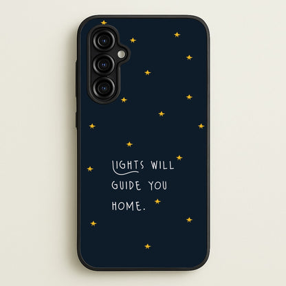 Lights Will Guide You Home Galaxy A54 Case