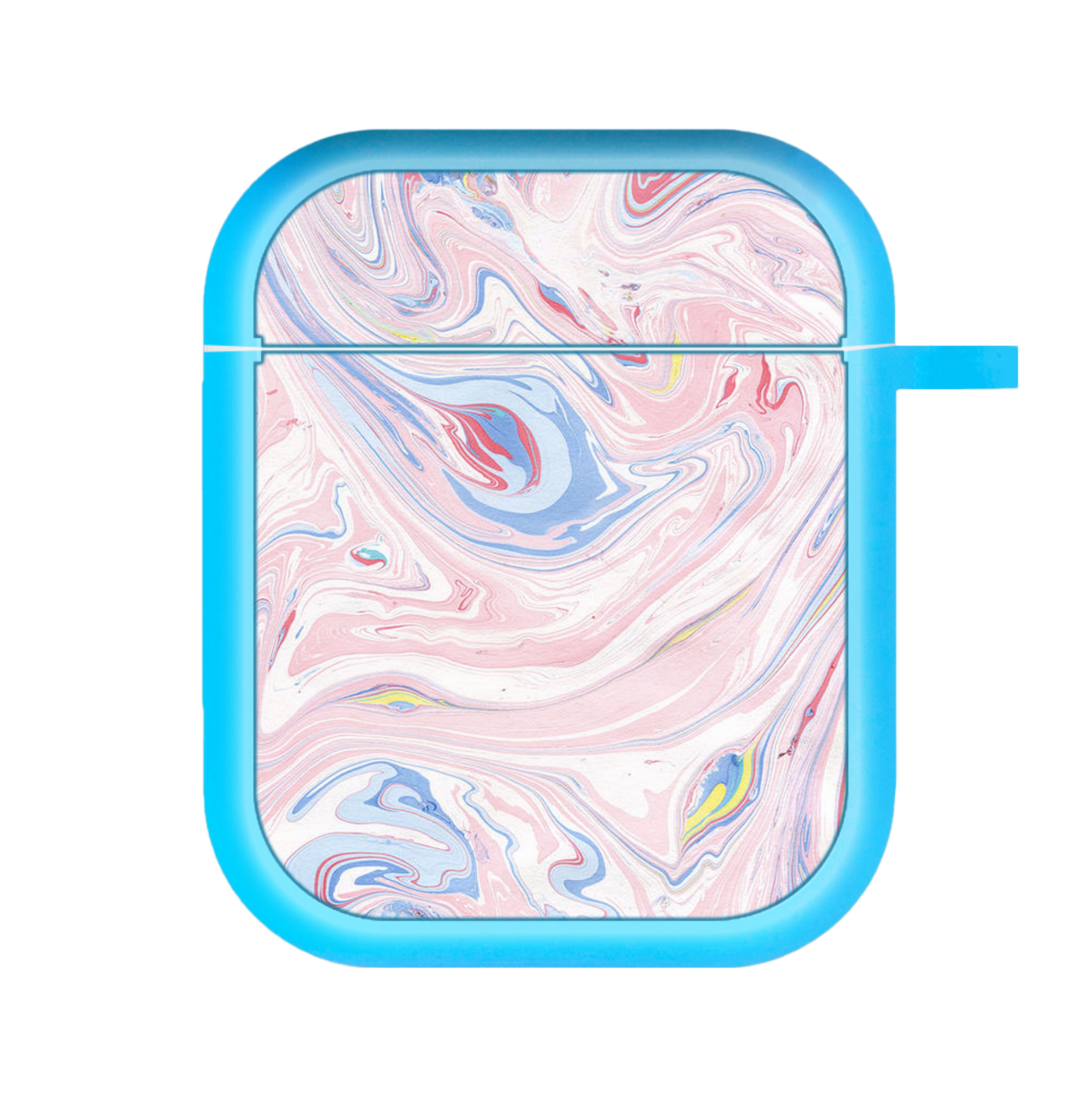 Pink Marble Swirl AirPods Case