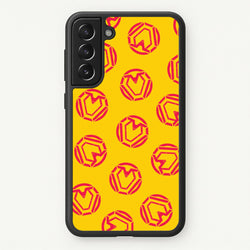 Metal Heart Pattern Galaxy S22 Plus Case