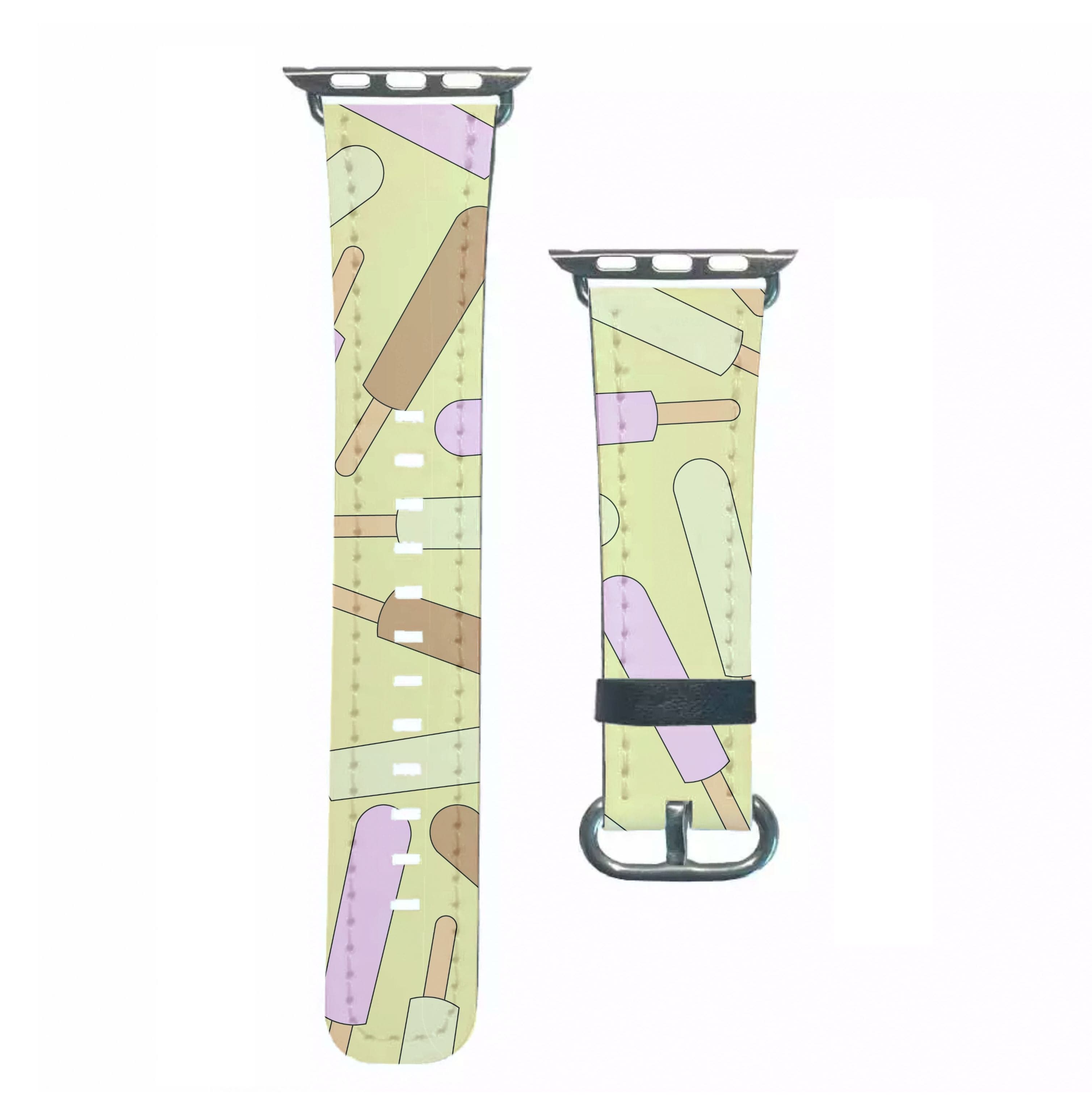 Milk Pops - Ice Cream Patterns Apple Watch Strap