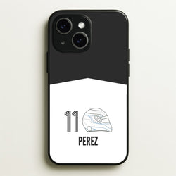 Perez Helmet 2026 iPhone 15 Case