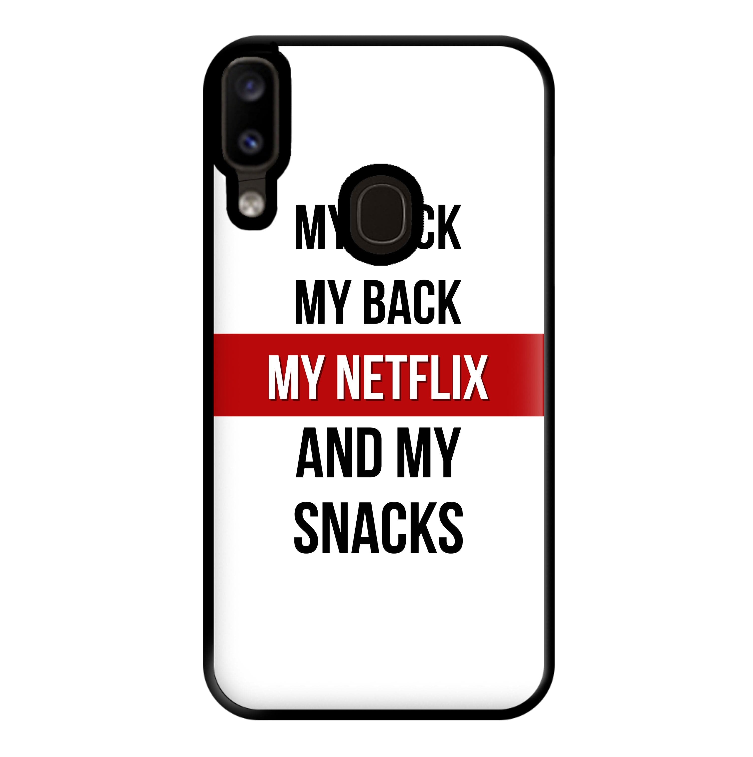 My Netflix & My Snacks Phone Case