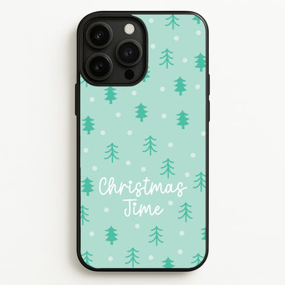 Cute Xmas Trees Pattern iPhone 13 Pro Case