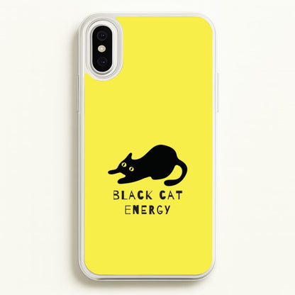 Black Cat Energy iPhone XS Max Case