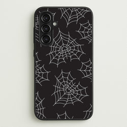Spiderweb Hearts Pattern Galaxy A16 Case