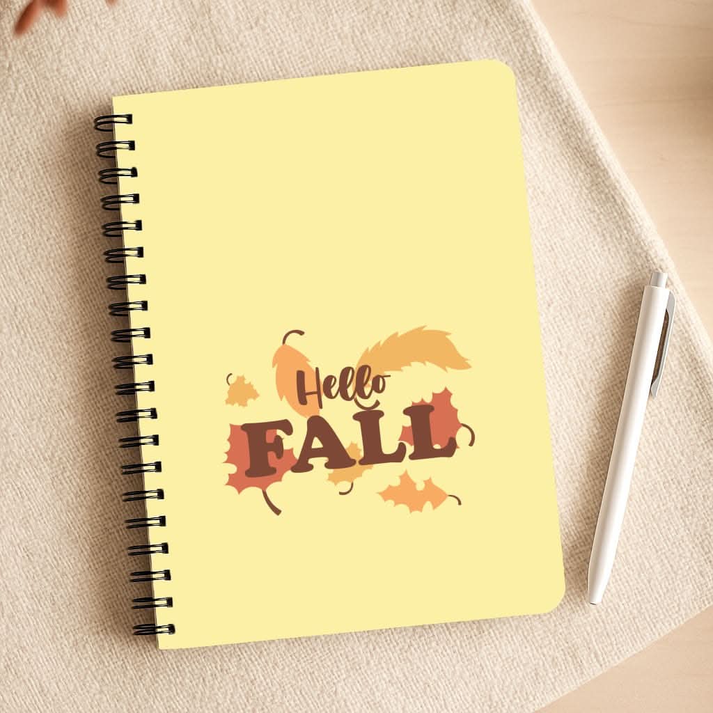 Hello Fall Notepad