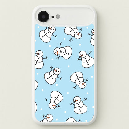 Cartoon Snowmen Pattern iPhone 17 Air Case