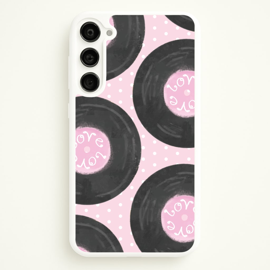 Thrifted Vinyl Polka Pattern Galaxy S23 Case