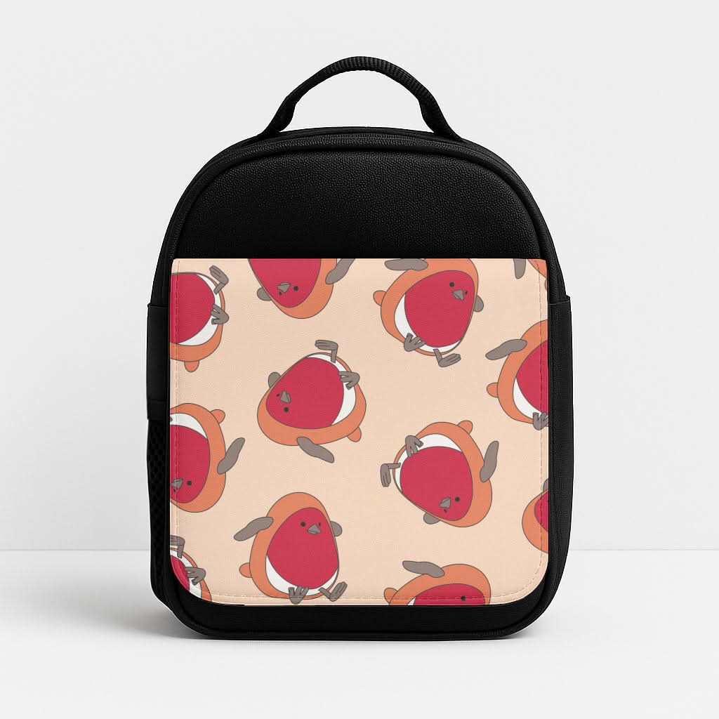 Christmas Robin Plush Pattern Lunchbox
