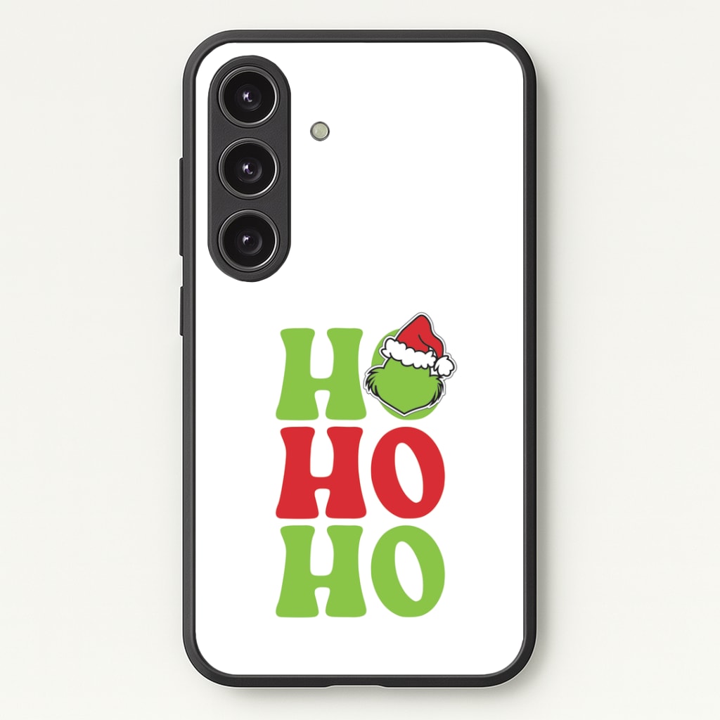 Green Ho Ho Ho Galaxy S25 Plus Case