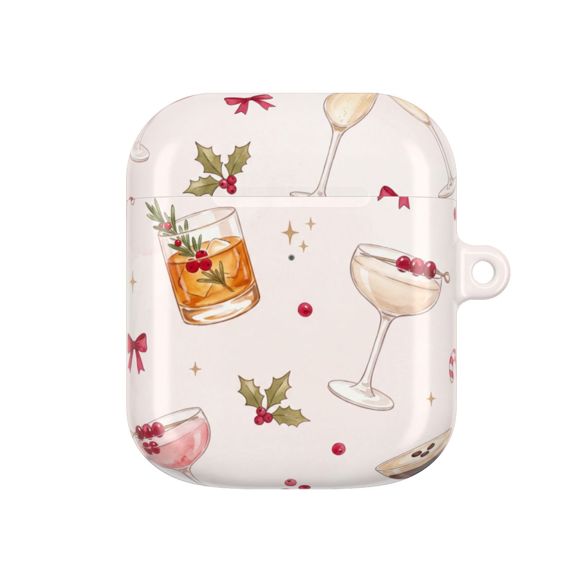 Festive Cocktail Hour AirPods Case