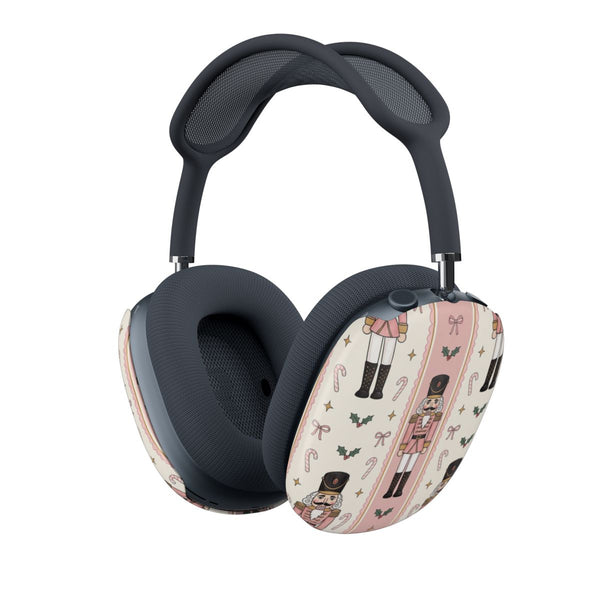 Pink Nutcracker Stripes AirPods Max Case
