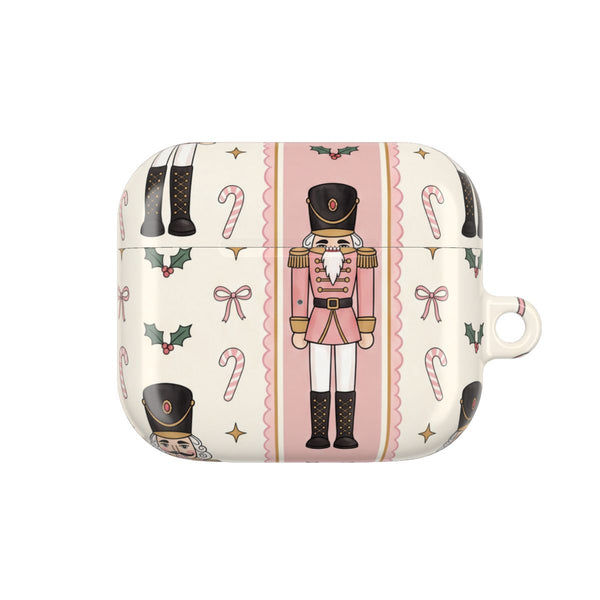 Pink Nutcracker Stripes AirPods Case - AirPods 3