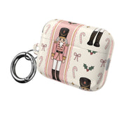 Pink Nutcracker Stripes AirPods Case 6
