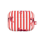 Candy Stripe Bows AirPods Case 5