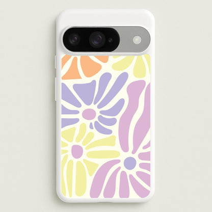 Pastel Abstract Flowers Google Pixel 10 / 10 Pro Case