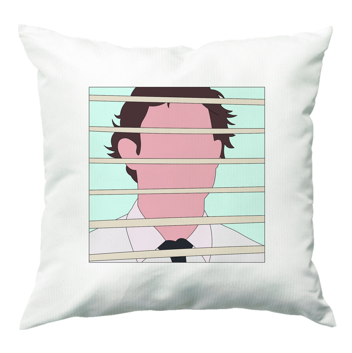 Jim Through The Blinds - The Office Cushion