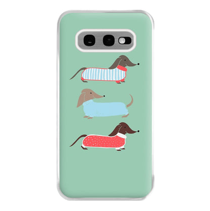 Sausage Dogs in Jumpers Phone Case