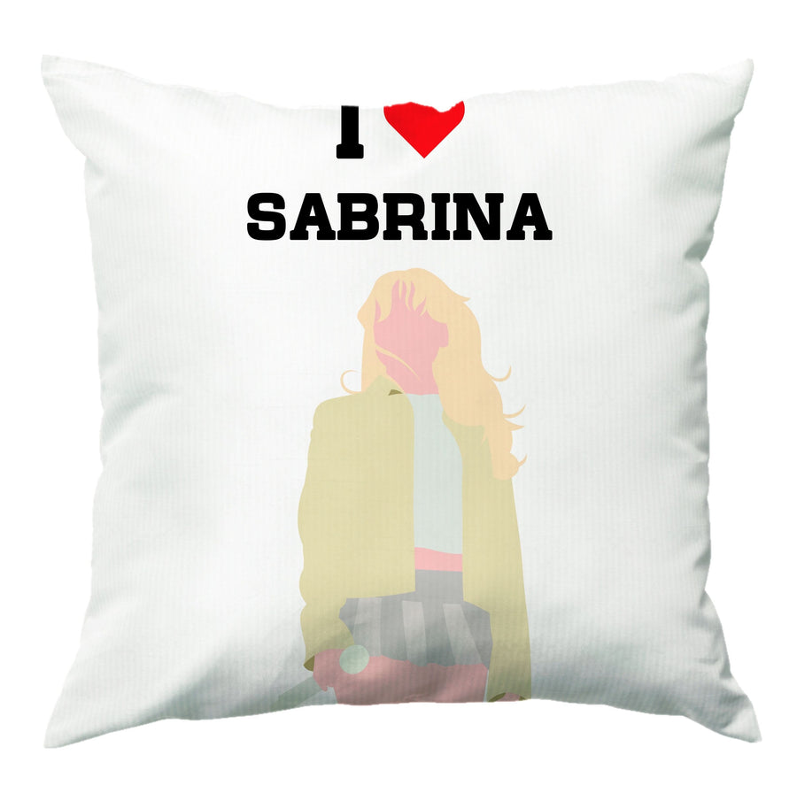 I Love Sabrina Carpenter Cushion