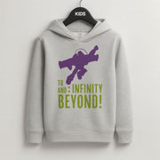 Infinity And Beyond Kids Hoodie 2