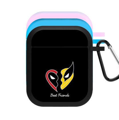 Superhero Best Friends Locket AirPods Case