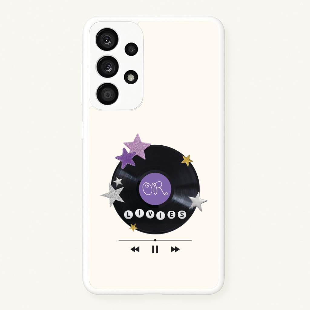 Amethyst Vinyl Scrapbook Galaxy A33 Case