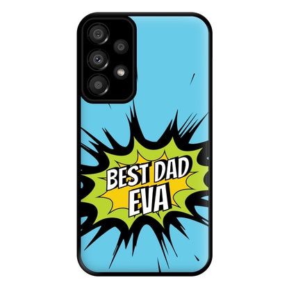 Comic Book Best Dad Eva Galaxy A33 Case