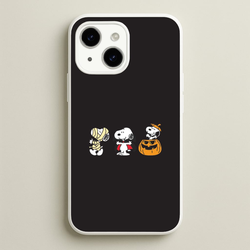 Cartoon Beagle Halloween Costumes iPhone 14 Case