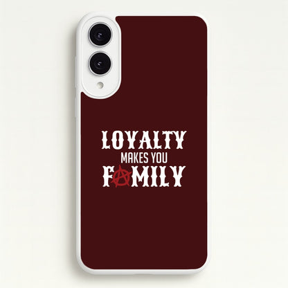 Loyalty Makes You Family Galaxy S25 Edge Case