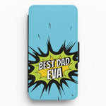 Comic Book Best Dad Eva Flip / Wallet Phone Case