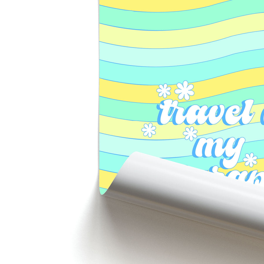Travel Is My Therapy - Summer Poster