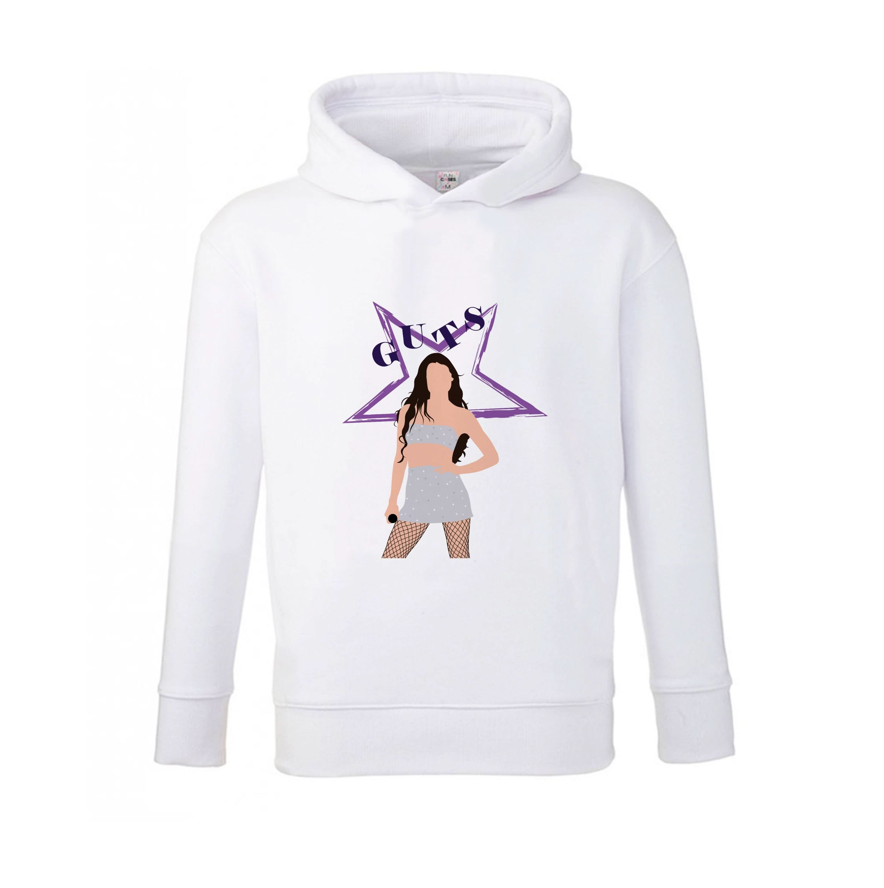 Dark Purple Olivia Kids Hoodie