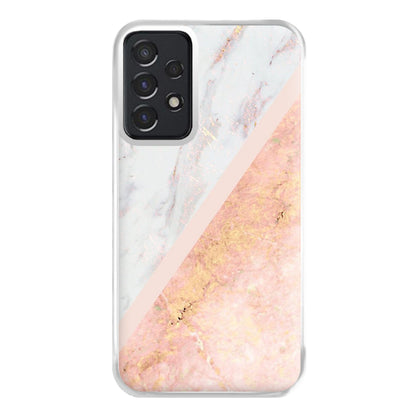 Marble and Rose Gold Phone Case