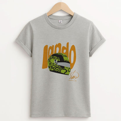 Abstract Lando Unisex Grey T-Shirt