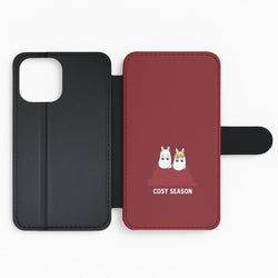 Cozy Season Trolls Flip Phone Case