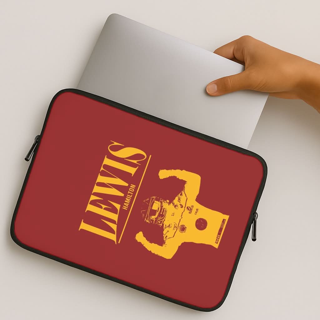 Lewis Red And Gold MacBook Cover