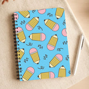 Pencils And Scribbles Pattern Notebook 3