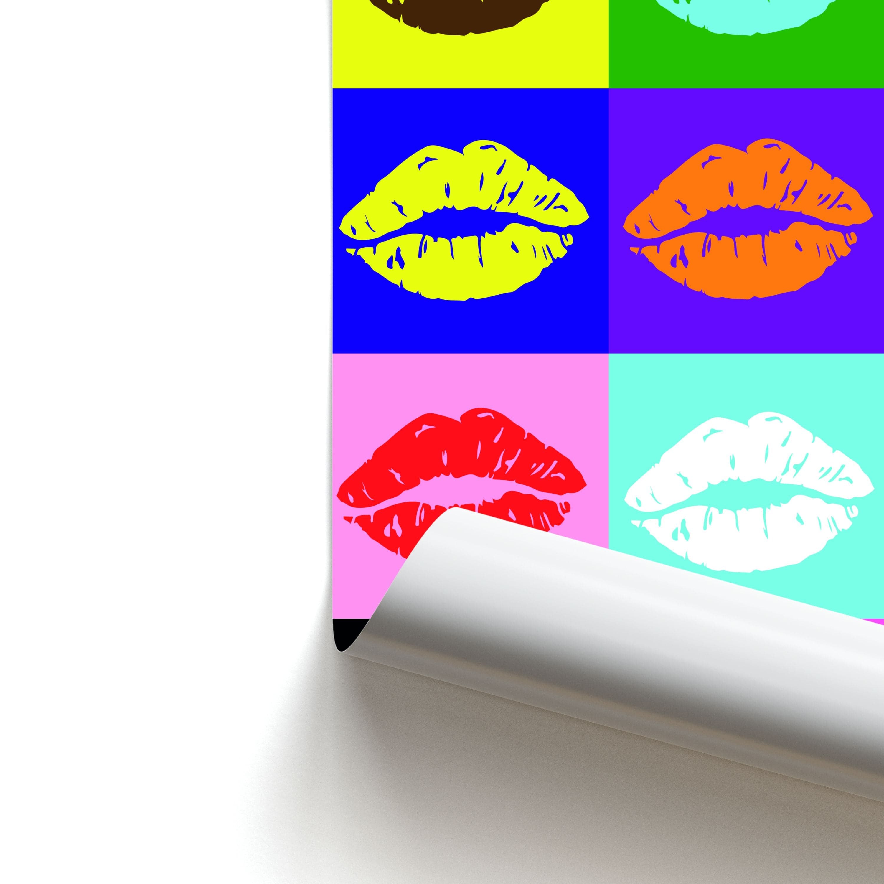 Lips Collage - Pride Poster