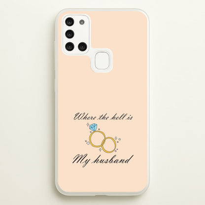 WTHIMH Cartoon Rings Galaxy A21s Case