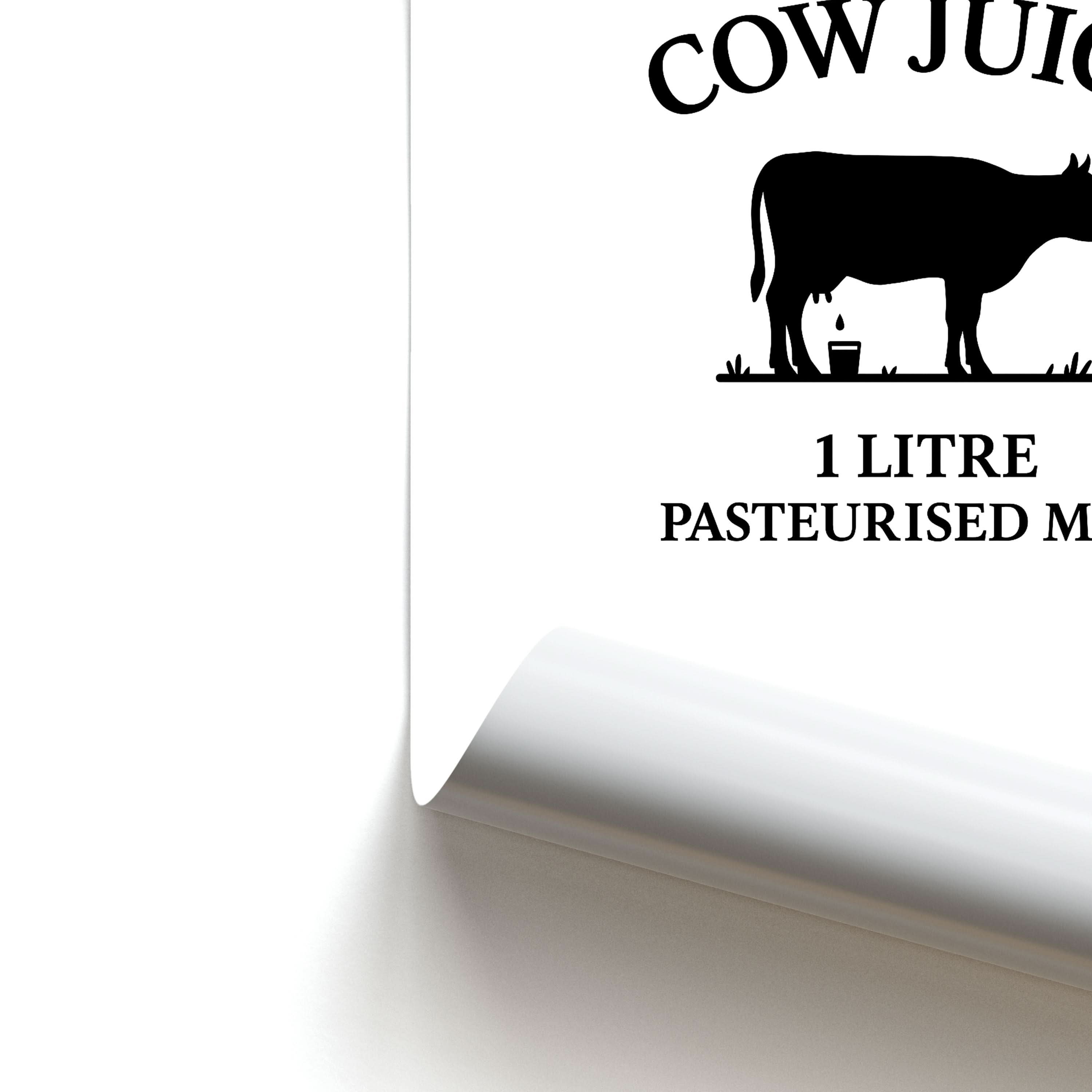 Cow Juice Poster