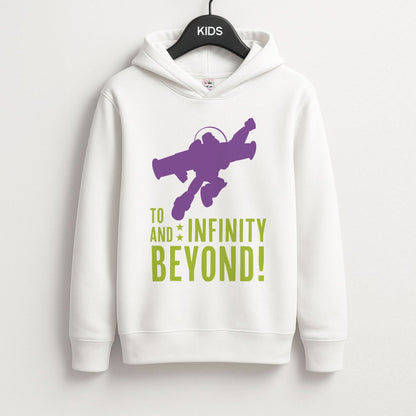 Infinity And Beyond Kids Hoodie