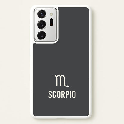 Scorpio Pastel Zodiac Galaxy Note 20 Ultra Case