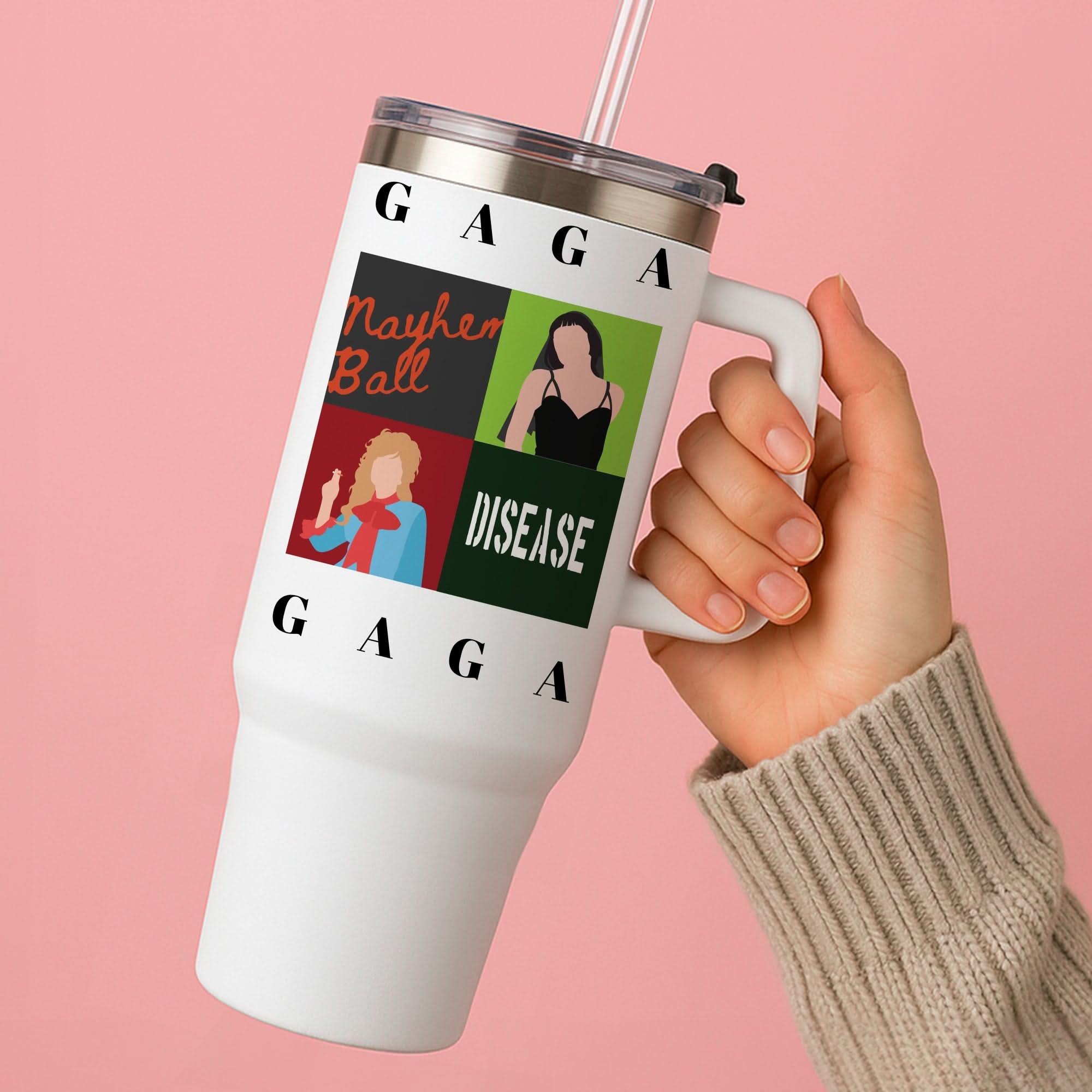 Gaga Collage Tumbler